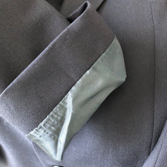 RALPH Lauren Chaps Wool Blazer Sports Coat 2 Buttons Blue Size 39R 39 R - Picture 9 of 12